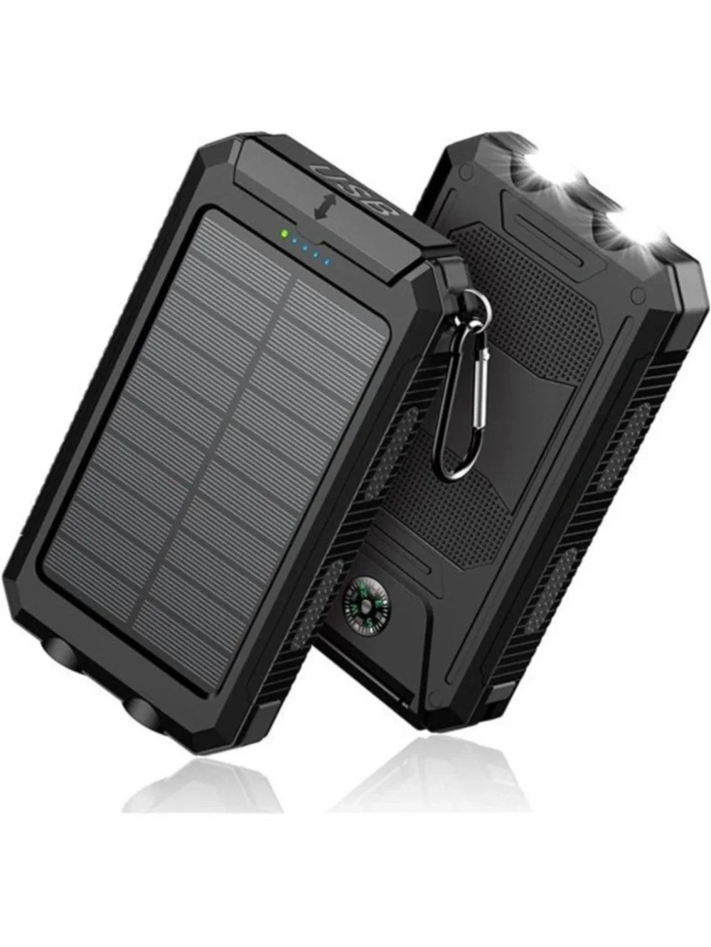 Solar Charger Power Bank, 38800mAh Portable Charger Fast Charger Waterproof